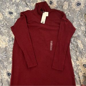 NWT Uniqlo Soft Knitted Fleece Sweater Dress